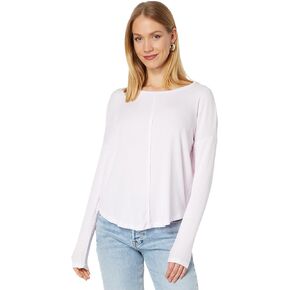 Raw Edge Long Sleeve Top