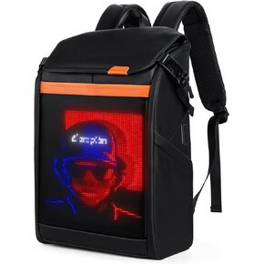 Gelrova LED Backpack Clash Serise 17inch, Travel Laptop Backpack, Business Durable Laptops Backpack, College Computer Bag Gifts for Men & Women Fits 15.6 Inch Notebook