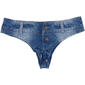 COMLIFE Womens Distressed Jean Short Pant Raw Edge Hem Summer Plus Size Sexy Denim Shorts