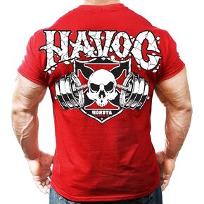 Men's Bodybuilding Workout (Havoc Barbell) Gym T-Shirt