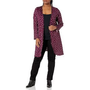 Star Vixen Women's Long Sleeve Lightweight Knit Open Cardigan