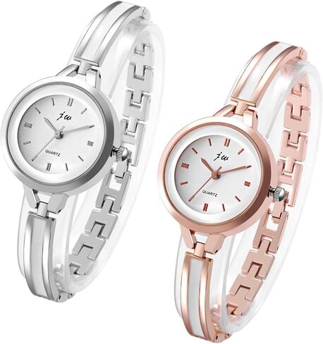 Avaner Women's Bracelet Wrist Watches Ultra Slim Rhinestones Analog Quartz Watches for Ladies Girls in Saudi Arabia