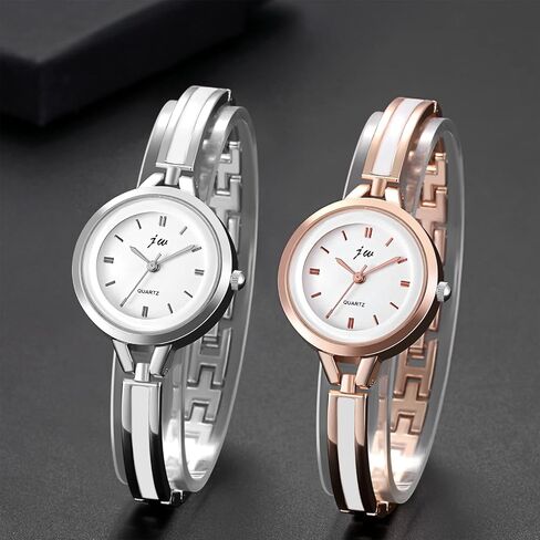 Avaner Women's Bracelet Wrist Watches Ultra Slim Rhinestones Analog Quartz Watches for Ladies Girls in Saudi Arabia