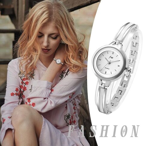 Avaner Women's Bracelet Wrist Watches Ultra Slim Rhinestones Analog Quartz Watches for Ladies Girls in Saudi Arabia