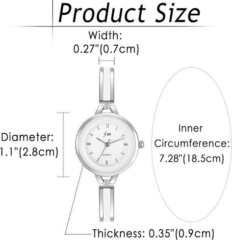 Avaner Women's Bracelet Wrist Watches Ultra Slim Rhinestones Analog Quartz Watches for Ladies Girls in Saudi Arabia