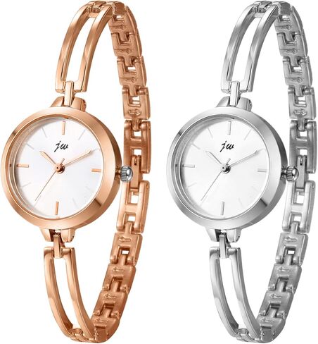 Avaner Women's Bracelet Wrist Watches Ultra Slim Rhinestones Analog Quartz Watches for Ladies Girls in Saudi Arabia