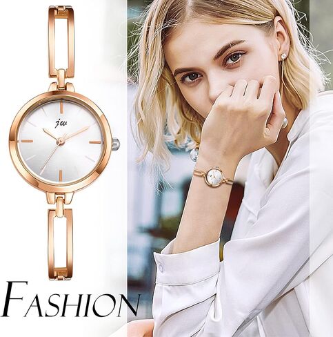 Avaner Women's Bracelet Wrist Watches Ultra Slim Rhinestones Analog Quartz Watches for Ladies Girls in Saudi Arabia