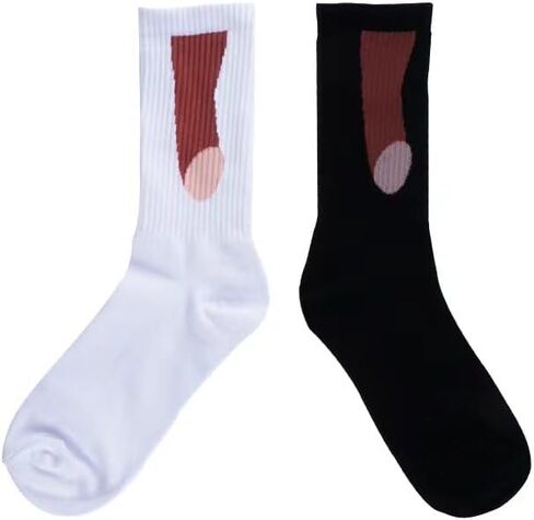 EkesA 2 Pair Socks,Funny Mens Socks Cotton Non -Slip in Saudi Arabia