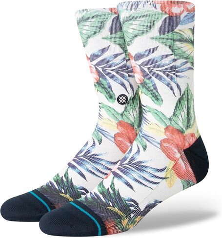 Stance Mai Kai Crew Socks Tropical White Calf in Saudi Arabia