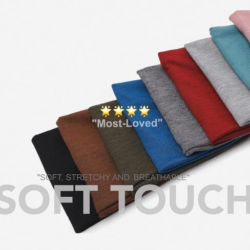 AKTVSHOW Headbands for Women Short Hair Elastic Hair Bands for Women's Hair Workout Sports Yoga Exercise Hair Accessories Wide Thick Sweat Headbands 12 Pack in Saudi Arabia