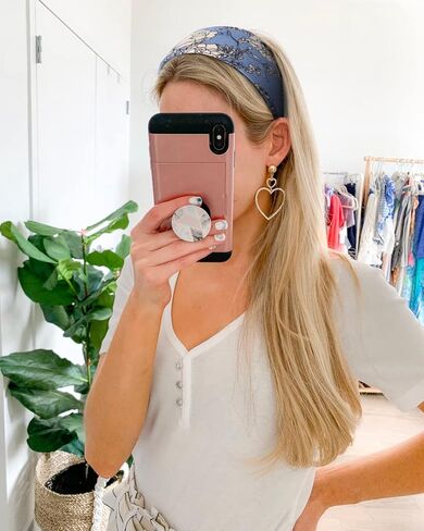 AKTVSHOW Headbands for Women Short Hair Elastic Hair Bands for Women's Hair Workout Sports Yoga Exercise Hair Accessories Wide Thick Sweat Headbands 12 Pack in Saudi Arabia