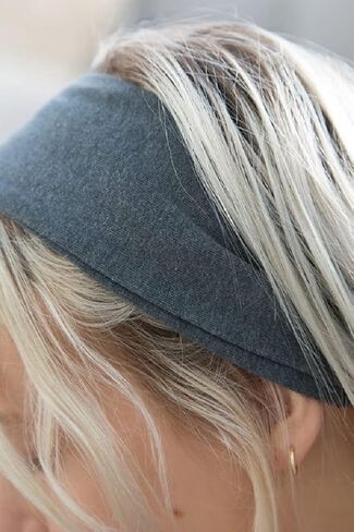 AKTVSHOW Headbands for Women Short Hair Elastic Hair Bands for Women's Hair Workout Sports Yoga Exercise Hair Accessories Wide Thick Sweat Headbands 12 Pack in Saudi Arabia