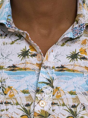 Robert Graham Men's Cedarhurst Short-Sleeve Woven Shirt, Multi, X-Large in Saudi Arabia