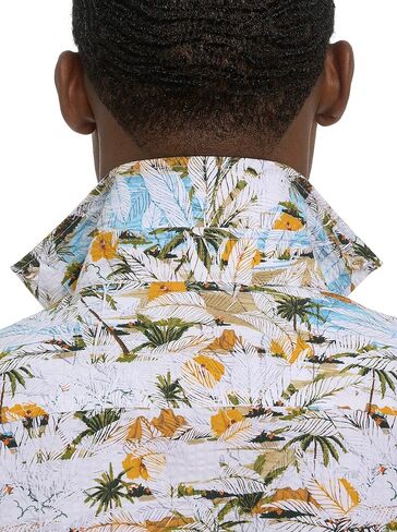 Robert Graham Men's Cedarhurst Short-Sleeve Woven Shirt, Multi, X-Large in Saudi Arabia