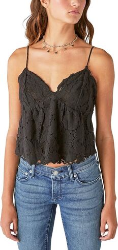 Lucky Brand Women's Lace Skinny Strap Tank Top in Saudi Arabia