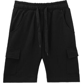 KISBINI Boys' Girls' Shorts Pull On Sweat Cargo Shorts for Kids in Kuwait