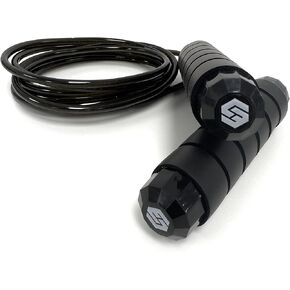 9ft Speed Skipping Rope - Rapid Weighted Speed Jump Rope with Memory Foam Handles, Ideal for Double Under Jump Rope, Aerobic Exercise, and Extreme Jumping Rope For Workout