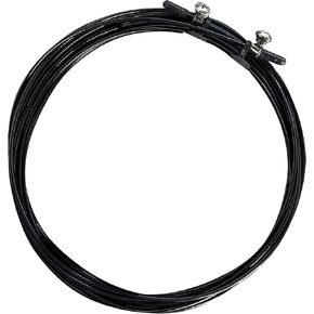 Epitomie Fitness Standard Cable for Jump Rope - Speed Jump Rope Cable for Speed & Cardio Workouts - Extra Durable Replacement Jump Rope Cable (Black)