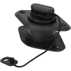Drain Valve, Premium PVC Plastic Lightweight Drain Valve with A Pull Cord for Inflatable Boats Fishing Boat Kayak Replacement Accessory