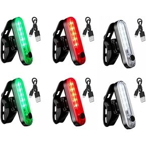 DONGKER Boat Navigation Light Set,3 Types Flashing Mode USB Ship Warning Light Built-in Rechargeable Battery for Pontoon Boat Yacht Ship Kayak
