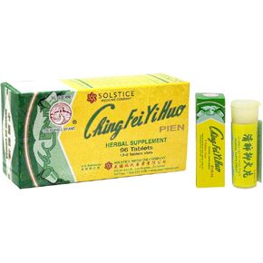 Ching Fei Yi Huo Pien (Baikal Skullcap for Lungs, Throat, Respiratory Health)(96 Tablets)(1 Box)