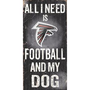Fan Creations N0640 Atlanta Falcons Football and My Dog Sign