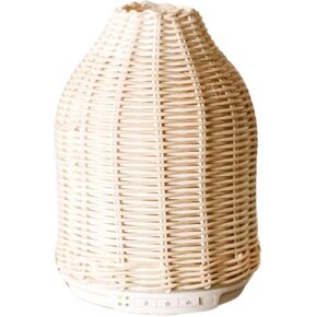 Well Within The WYLD - Birch Rattan Diffuser - Auto Shut Off - Multiple Light Settings - Essential Oil Aromatherapy - 250mL Capacity, SQ6423101