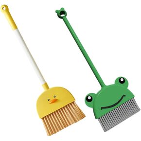 2pcs Children's Broom Small Broom Kids Cleaning Broom Durable Cleaning Broom Cleaning Broom for Kids Household Cleaning Supply Small Cleaning Broom Cleaning Supplies Toy Student