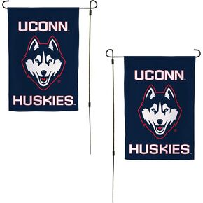 University of Connecticut Garden Flag UConn Huskies Banner 100% Polyester (Design A)