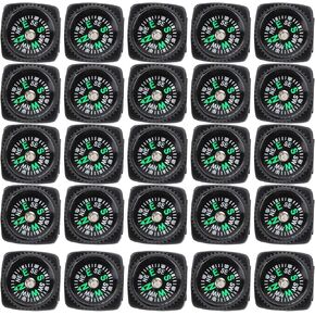 Ejoyous Mini, 25Pcs Black Survival for Camping Hiking Boating Touring Outdoor Activities Accessory, Portable Pocket for Bracelet Umbrella Rope Watch Band Key Chain
