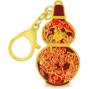 Feng Shui Abundance Wu Lou Keychain Harmony &Balance Peace Amulet Wealth Porsperity Success Good Luck Christmas Gift