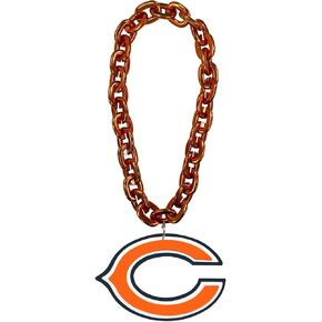 Aminco NFL Chicago Bears Team Fan Chain, Orange