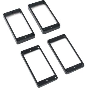 4 قطع من إطار غطاء هامبوكر بيك اب حلقة منحنية للجيتار الكهربائي EPI LP (أسود) in Kuwait