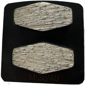 (6-Pack) Premium Diamond Grinding Discs Grinder Pads Compatible with Husqvarna PG Floor Grinders, Grinding Concrete Floor, Standard Bond, 30/40 Grit