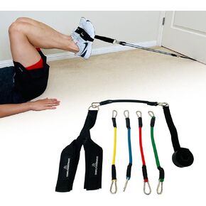Hip Flexor Training Strap | Reverse Squat Resistance Band Workout Strap Set | Resistance bands and Door Anchor included