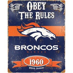 NFL Denver Broncos Vintage Sign