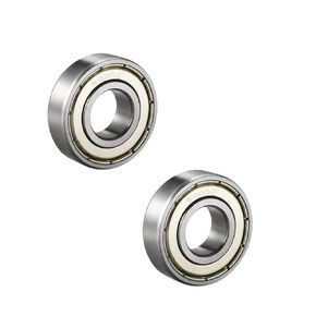 uxcell 6005Z Deep Groove Ball Bearing Single Shield 60105, 25mm x 47mm x 12mm Chrome Steel Bearings (Pack of 2)
