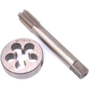 HSS M13 x 1mm Tap and M13 x 1mm Die Metric Thread Left Hand