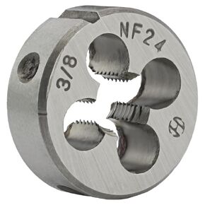 3/8"-24 UNF Round Die, Right Hand Machine Thread Die 3/8 x 24 UNF