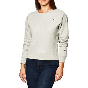 Champion Women's RW Crew, Oxford Gray-Y06145, X-Small
