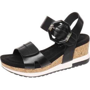 Pierre Dumas Lyra-2 Women's Platform Wedge Adjustable Hook and Loop Comfortable Fashion Sandal