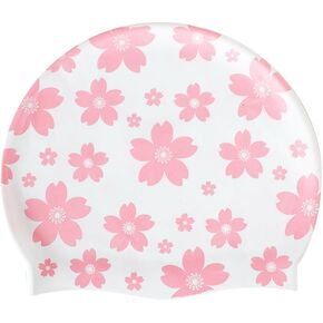 Silicone Swim Cap for Women Long Hair, Swimming Cap, High Elasticity Thick Bathing Hat for Swimming