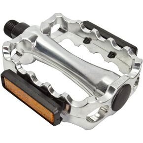 Sunlite Cruz Alloy Sport Pedals, 9/16", Silver