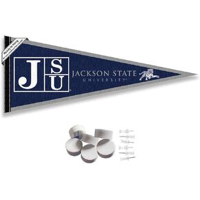 Jackson State Tigers Pennant Flag and Wall Tack Mount Pads