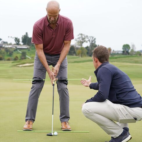 SWINGALIGN Golf Swing Trainer - حزمة Swing Align PRO - أدوات تدريب الجولف لتحسين سريع ومضمون. جهاز حاصل على براءة اختراع يعمل على تحسين المحاذاة والاتصال والدوران. مسافة ودقة أفضل. in Saudi Arabia