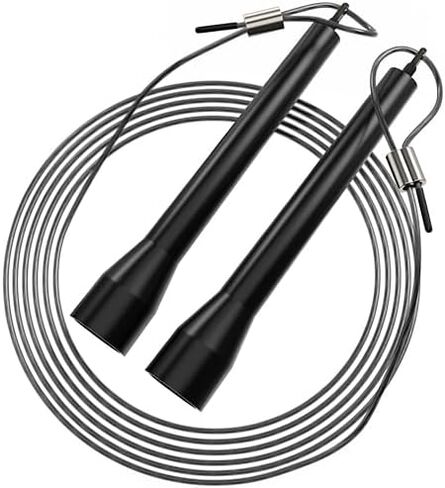 Jump Rope, Jumprope for Fitness Premium Quality Tangle-Free, Adjustable 10 ft, Lightweight Jump Rope for Women, Men and Kids. Skipping Rope for Workout Fitness, Lightweight PVC Skipping Rope in Saudi Arabia