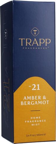 تراب - رقم 21 عنبر وبرغموت - 3.4 أونصة. رذاذ عطري (عبوة من عبوتين) - عطر منزلي عطري مع روائح ترابية من البرغموت العطري والعنبر الدافئ وأخشاب الكشمير in Kuwait