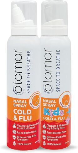 otomar Family FLU Nasal Sprays: 1x4.2oz Cold & Flu + 1x4.2oz Cold & Flu Kids in Saudi Arabia