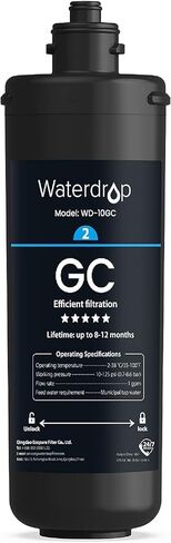 Waterdrop WD-10GC Under Sink Water Filter, Replacement for Waterdrop TSA & TSB & TSB CM 3-Stage Under Sink Water Filter System in Saudi Arabia