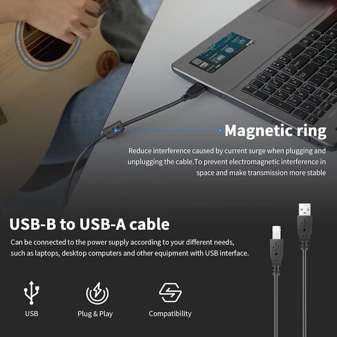 مجموعة ميكروفون USB مطورة من Neewer مع كبسولة كبيرة مقاس 25 مم، 192 كيلو هرتز/24 بت، ميكروفون مكثف للبودكاست القلبي مع مجموعة شرائح صوت احترافية لتسجيل المنزل/الاستوديو والألعاب والبث (NW-8000-USB) in Saudi Arabia